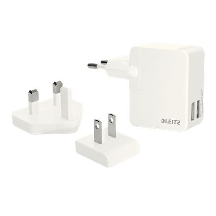 Leitz Complete Traveller USB Wall Dual Charger