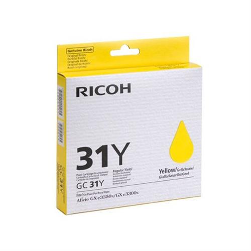 Ricoh Consumibles para impresoras para RICOH 405691 / GC-31 Y amarillo