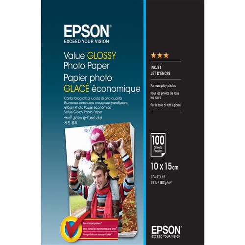 Photos - Other consumables Epson Value Glossy Photo Paper - 10x15cm - 100 sheets C13S400039 