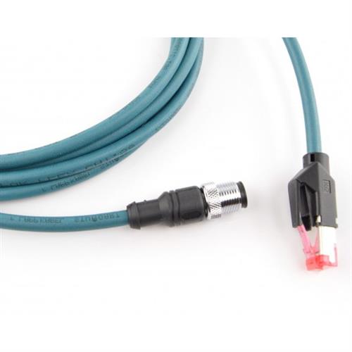 Photos - Cable (video, audio, USB) Datalogic CAB-ETH-M05 M12-IP67 networking cable Blue 5 m 93A051348 