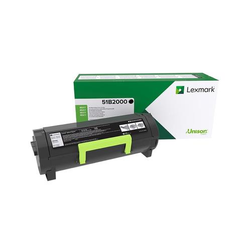 Original Multipack Lexmark MX617de Printer Toner Cartridges (2 Pack) -51B2000