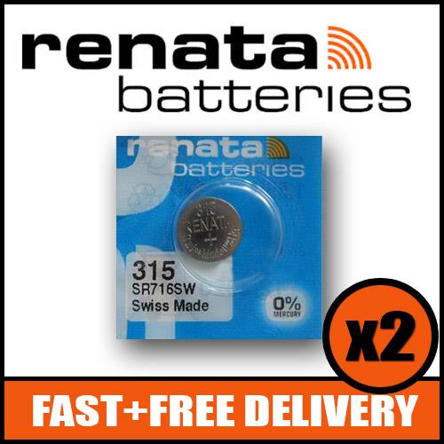 1 x Renata 390 Watch Battery 1.55v SR1130S - Official Renata Watch Batteries