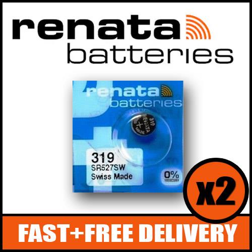 1 x Renata 370 Watch Battery 1.55v SR920W - Official Renata Watch Batteries