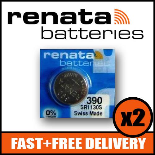 1 x Renata 373 Watch Battery 1.55v SR916W - Official Renata Watch Batteries
