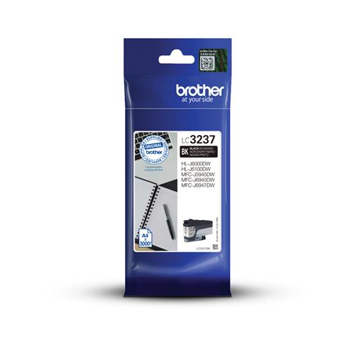 Original Multipack Brother MFC-J6947DW Printer Ink Cartridges (4 Pack) -LC3237BK