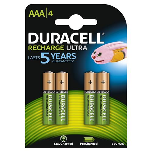Duracell StayCharged Oppladbare AAA Batterier - 800mAh
