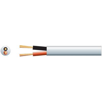 Heavy Duty Double Insulated 100V Line Speaker Cable - White