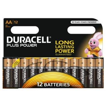 Duracell Piles LR6 Type AA - Lot de 12