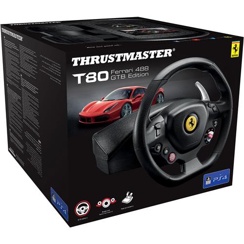 Thrustmaster T80 Ferrari 488 GTB Edition Racing Wheel for PlayStation 4