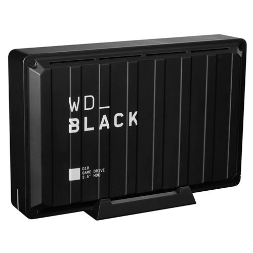 WD _BLACK D10 External Game Drive - 8 TB, Black, Black