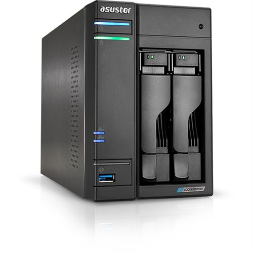 Asustor AS6602T NAS/storage server J4125 Ethernet LAN Tower Black