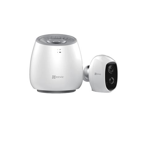 EZVIZ C3A WiFi Smart Security Camera and WLB B1 Hub Full HD 1080p - White