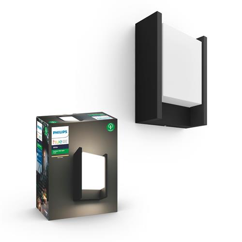 Philips Hue - Fuzo  Wall Lantern Black