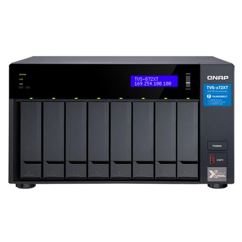 QNAP TVS-872XT i5-8400T Ethernet LAN Tower Black NAS