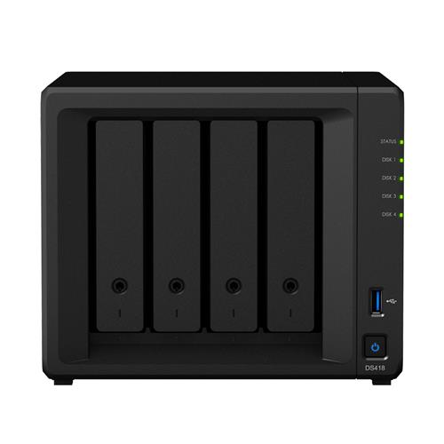 Synology DiskStation DS418 NAS/storage server RTD1296 Ethernet LAN Mini Tower Black
