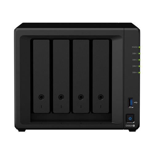 Synology DiskStation DS920+ NAS/storage server J4125 Ethernet LAN Mini Tower Black
