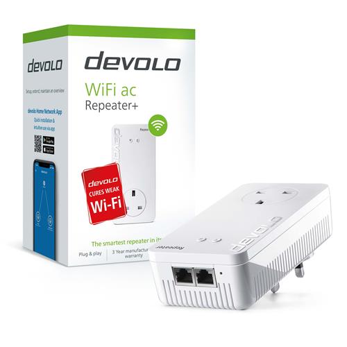 Devolo WiFi Repeater+ ac 1200 Mbit/s Network repeater White