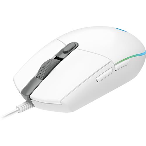 Logitech G203 Verkabelt Optisch USB Maus Weiß