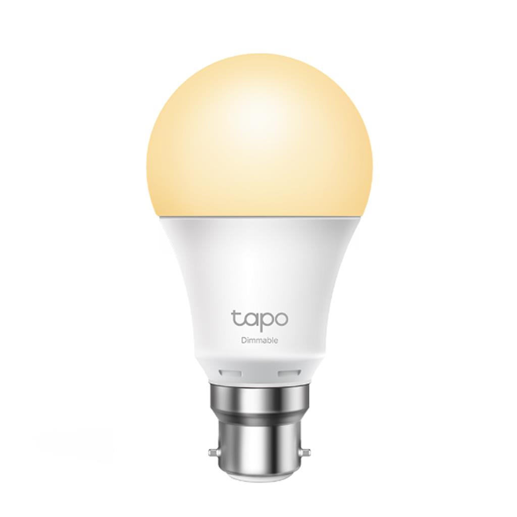 Tapo WiFi Smart Bulb, B22 Smart Light Bulb, 8.3W, Energy saving, Works with Amazon Alexa and Google Home, Dimmable Soft Warm White Alexa Light Bulbs, (Tapo L510B) [Energy Class F],Packaging may vary-image