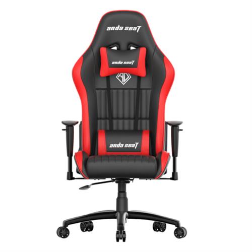 ANDASEAT Jungle Series Gaming Chair - Black & Red, Black