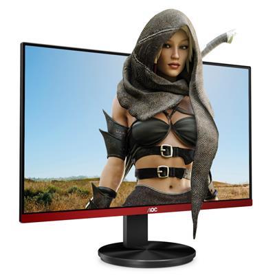 AOC 90 Series G2490VXA LED display 60.5 cm (23.8&quot;) 1920 x 1080 pixels Full HD Black Red