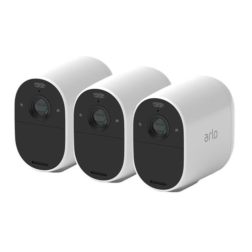 Arlo Essential Spotlight Camera 1080p Full HD Smart Security Camera, Pack of 3