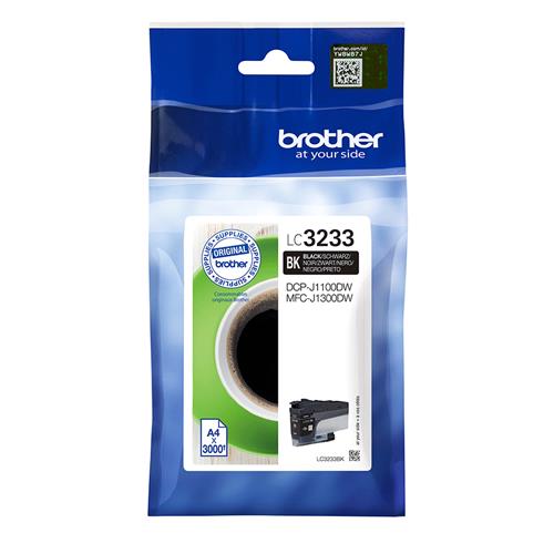 Original Multipack Brother MFC-J1300dw Printer Ink Cartridges (4 Pack) -LC3233BK