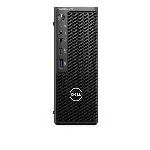 Dell Micro PC Precision 3240 Intel Core i5-10500 Hexa-Core 8 GB RAM 256 GB SSD Windows 10 Professional 64 Bit Intel UHD Grafik 630 (iGPU) Schwarz