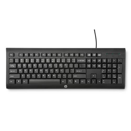 HP K1500 Wired USB Keyboard - Black