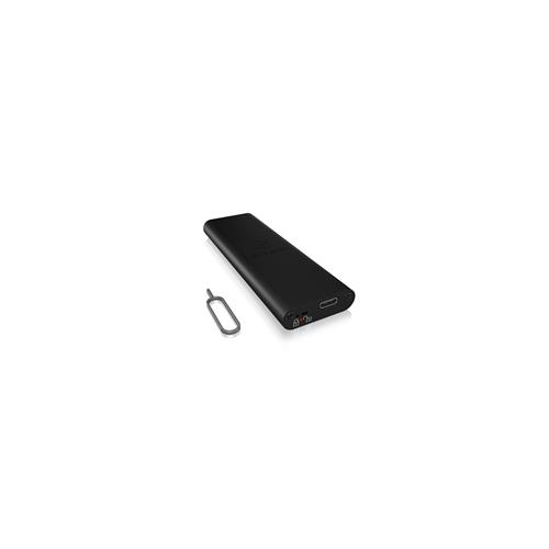 ICY BOX IB-183WP-C31 storage drive enclosure SSD enclosure Black M.2