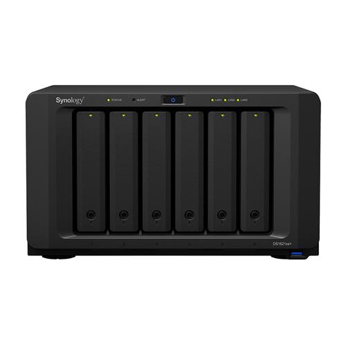 Synology DiskStation DS1621xs+ D-1527 Ethernet LAN Desktop Black NAS