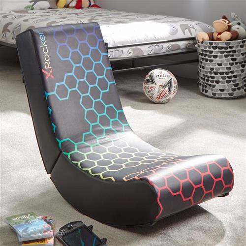X ROCKER VIDEO ROCKER GAMING CHAIR - NEON for PC