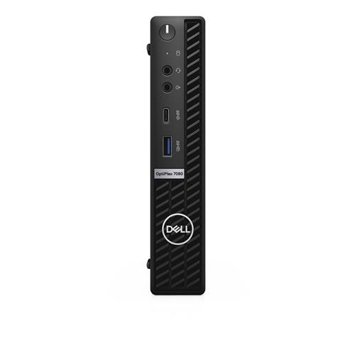 Dell Micro Tower Optiplex 7080 Intel Core i5-10500T Hexa-Core 16 GB RAM 256 GB SSD Windows 10 Professional 64 Bit Intel UHD Grafik 630 (iGPU) Schwarz