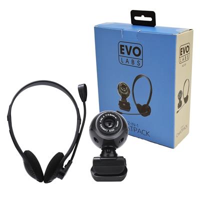 Target Components LTD Evo Labs HC-01 Webcam and 3.5mm Headset Chatpack