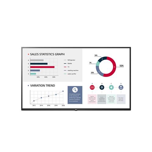 LG 65UL3G 165.1 cm (65&quot;) IPS 4K Ultra HD Digital A-board Black