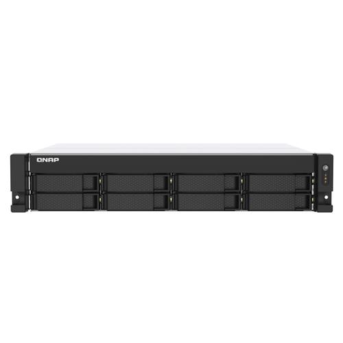 QNAP TS-873AU-RP-4G NAS/storage server V1500B Ethernet LAN Rack (2U) Black Grey