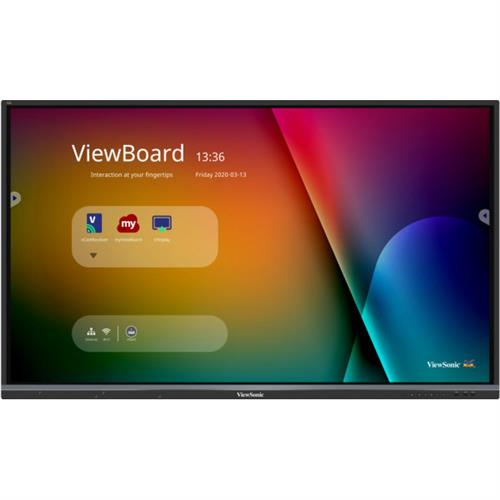 Viewsonic IFP6550-3 interactive whiteboard 165.1 cm (65&quot;) Touchscreen 3840 x 2160 pixels Black HDMI