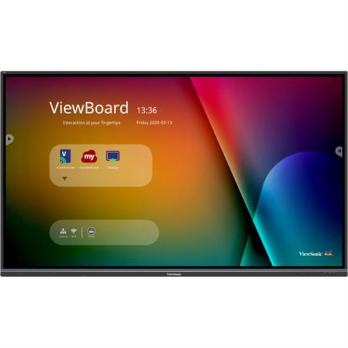 Viewsonic IFP8650-3 interactive whiteboard 2.18 m (86&quot;) 3840 x 2160 pixels Touchscreen Black HDMI