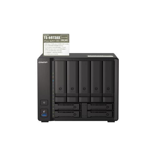 QNAP TS-H973AX-8G NAS/storage server V1500B Ethernet LAN Tower Black