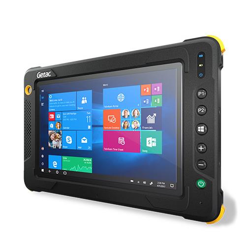 Getac EX80 20.3 cm (8") Intel Atom 4 GB 128 GB Wi-Fi 4 (802.11n) 4G LTE Black Yellow Windows 10 Pro