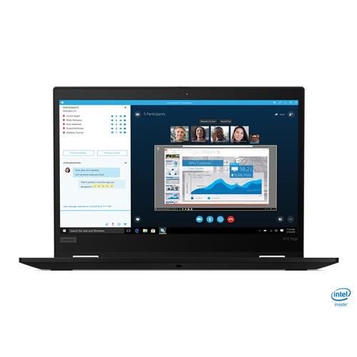 Lenovo ThinkPad X13 Yoga Hybrid (2-in-1) 33.8 cm (13.3&quot;) 1920 x 1080 pixels Touchscreen 10th gen Intel Core i5 16 GB DDR4-SDRAM 256 GB SSD Wi-Fi 6 (802.11ax) Windows 10 Pro Black