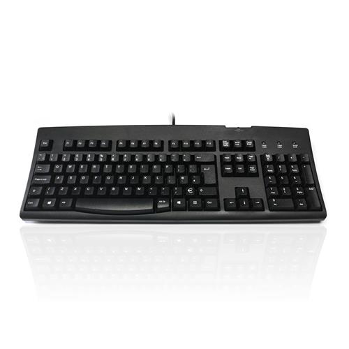 Accuratus 260 Hub keyboard USB Polish Black