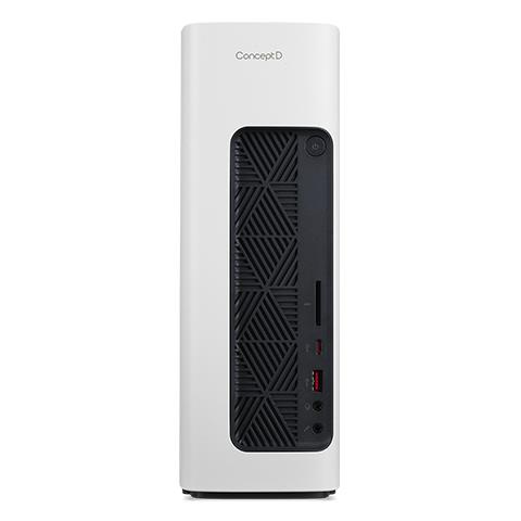 ACER ConceptD CM100-51A Desktop PC - Intel®Core i7, 1 TB HDD & 512 GB SSD, White, White