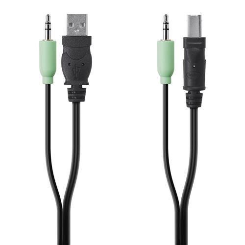 Belkin 3.05 m KVM Cable for KVM Switch, Computer, Server, Keyboard, Mo