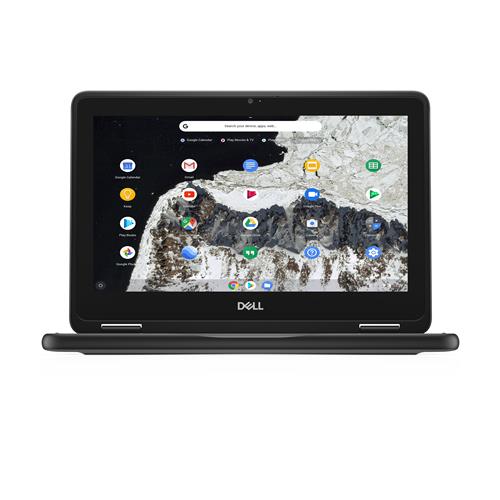 DELL Chromebook 3100 2-in-1 29.5 cm (11.6&quot;) 1366 x 768 pixels Touchscreen Intel Celeron N 4 GB LPDDR4-SDRAM 32 GB eMMC Wi-Fi 5 (802.11ac) Chrome OS Black Grey