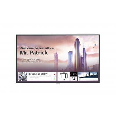 LG 43UH5F-H signage display Digital A-board 109.2 cm (43&quot;) IPS 4K Ultra HD Black Web OS