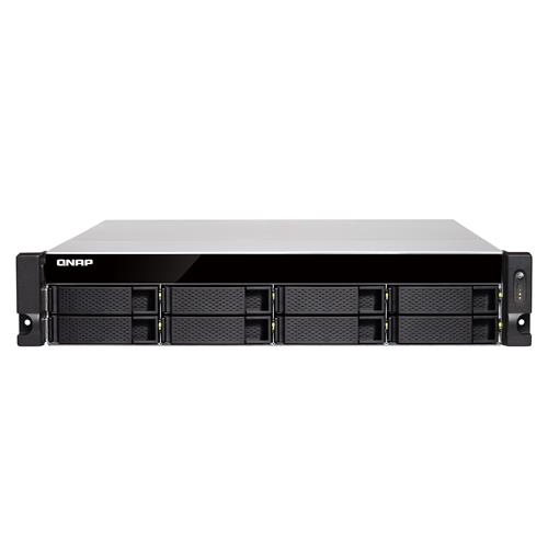 QNAP TS-877XU-RP NAS Rack (2U) Ethernet LAN Black Grey 2600