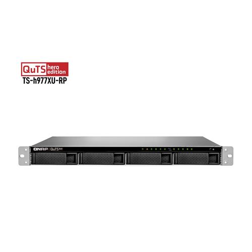 QNAP TS-h977XU-RP NAS Rack (1U) Ethernet LAN Black Grey 3700X