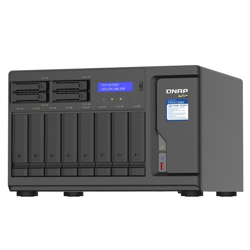 QNAP TVS-h1288X NAS Tower Ethernet LAN Black