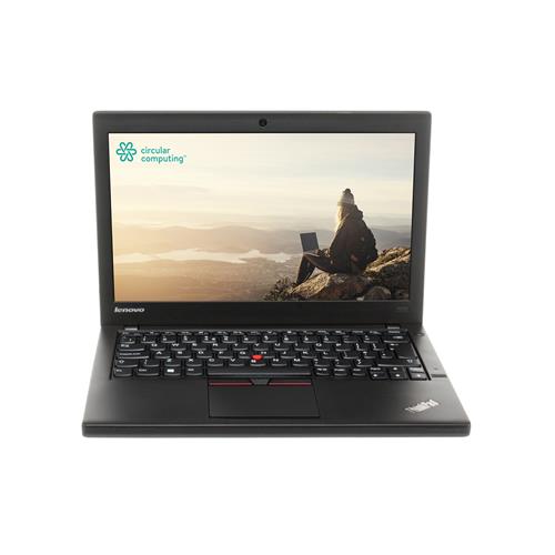 Circular Computing Lenovo ThinkPad X250 DDR3L-SDRAM Notebook 31.8 cm (12.5") 1366 x 768 pixels 5th gen Intel Core i5 8 GB 256 GB SSD Wi-Fi 5 (802.11ac) Windows 10 Pro Black
